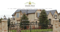Desktop Screenshot of doorswestinc.com